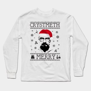 Breaking Bad Heisenberg Merry Chrystmeth Christmas Long Sleeve T-Shirt